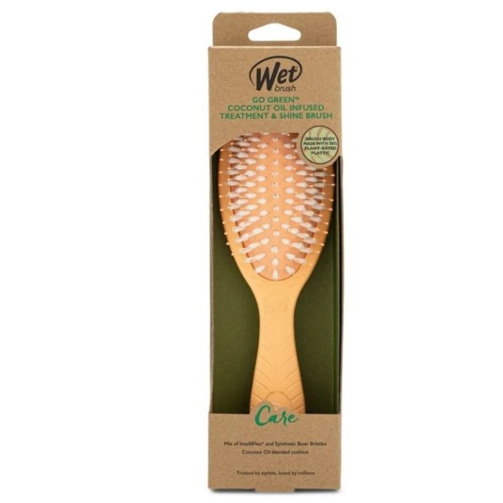 Wet Brush Go Green Coconut Oil Infused Hair Brush Coral